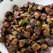 Steak Bites with Garlic Butter
